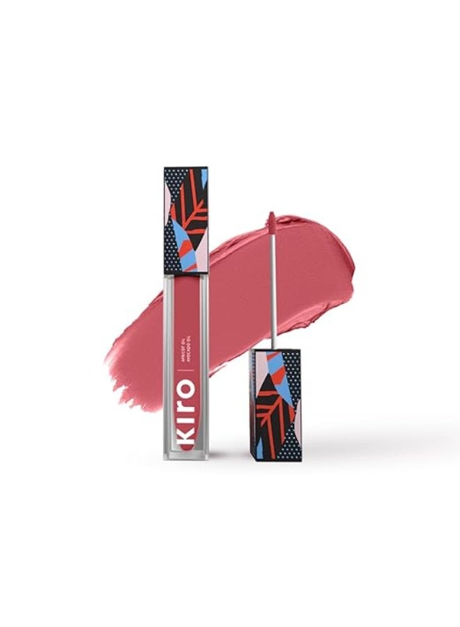 Kiro Non-Stop Airy Matte Liquid Lipstick - Toasted Pink, 5ml | Super-Pigmented, Long-Lasting, hydrating | Waterproof, Smudge-Proof, Lightweight | Infused with Avocado & Apricot Oil - Image 1
